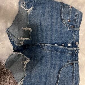 Levi's Blue Jean Shorts for Women